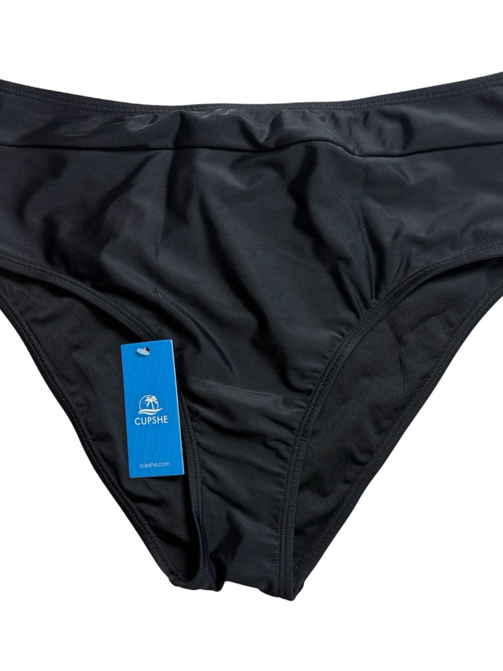 CUPSHE Little Escape Black Bikini Set Women’s Size Med High Rise NWT - Picture 5 of 13